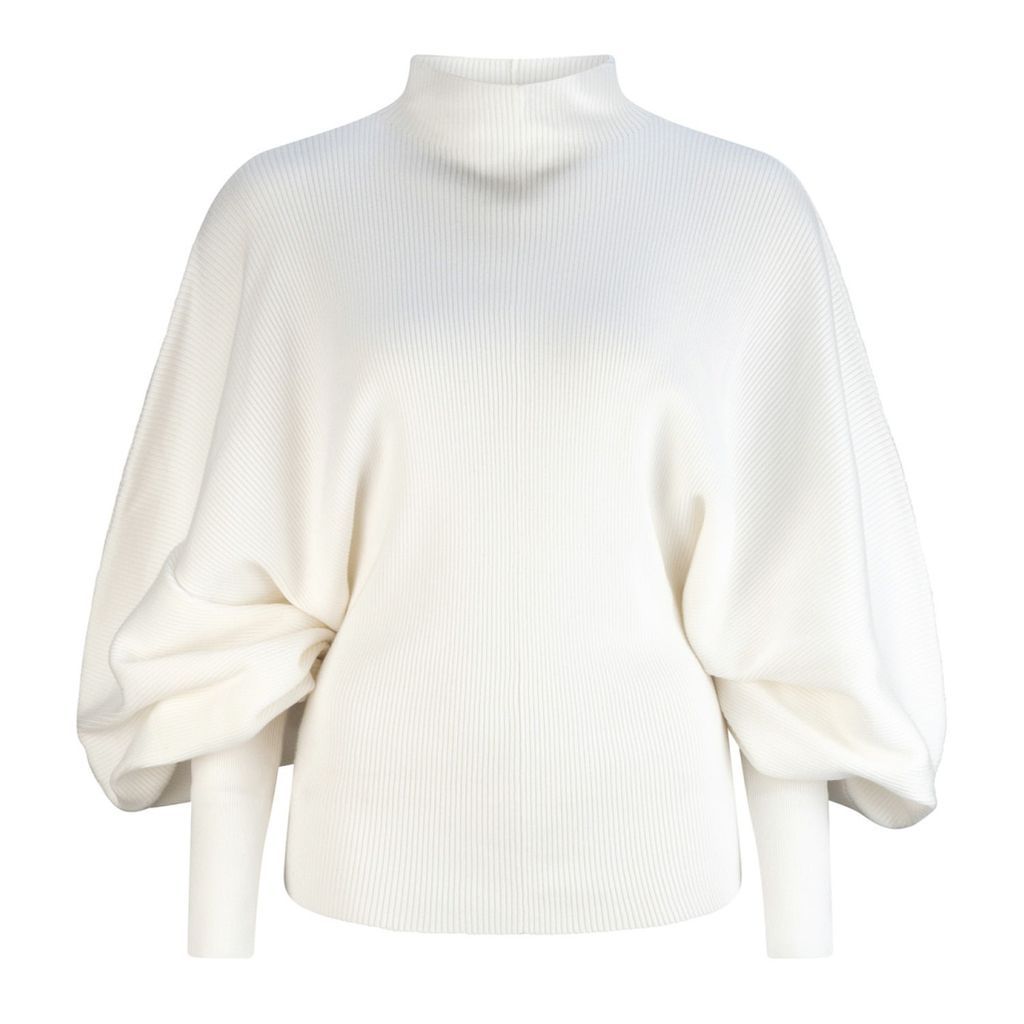 Women's Elm Sweater - White Medium dref by d