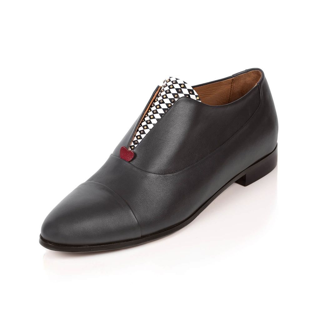 Rosalba Women Oxford Shoe - Grey 4.5 Uk Mastra Ma'