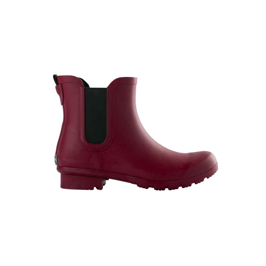 Chelsea Matte Maroon Women's Rain Boots 4 Uk Roma Boots
