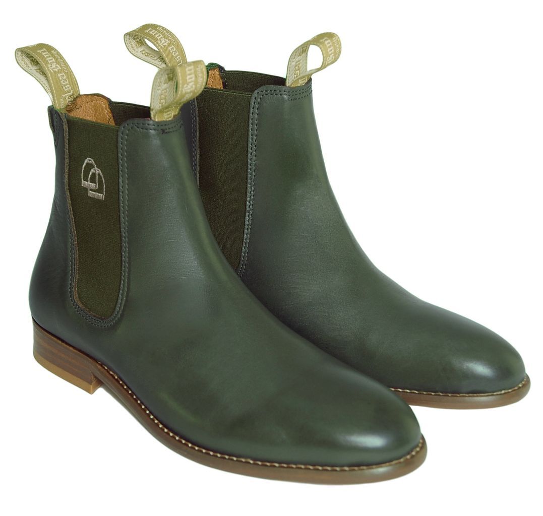 Green Women's Original Chelsea Boot In Olive Leather 3 Uk The Chelsea Boot Co Est. 1851