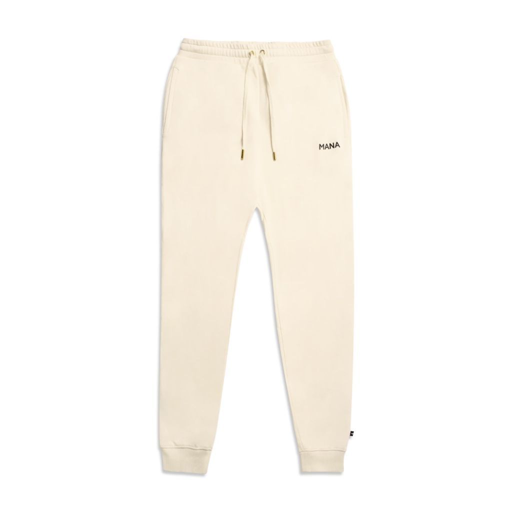 Neutrals Deluxe Joggers Womens In Ivory Cream Extra Small MANA The Movement