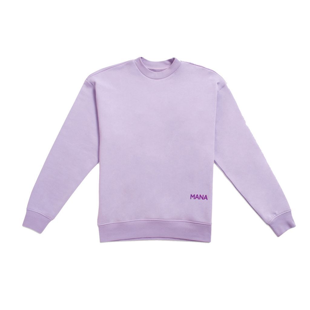 Pink / Purple Premium Edition Sweatshirt Womens In French Lavender Extra Small MANA The Movement