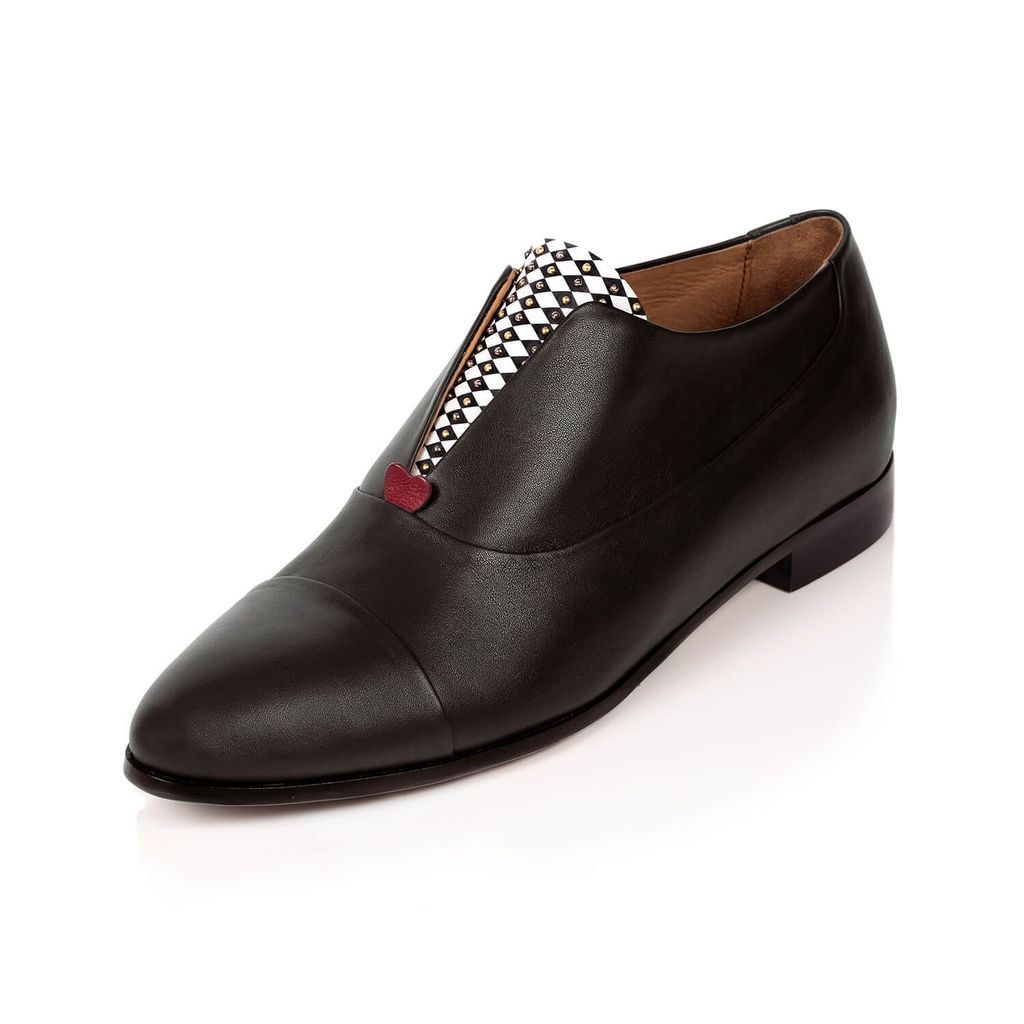 Rosalba Women Oxford Shoe - Black 4 Uk Mastra Ma'