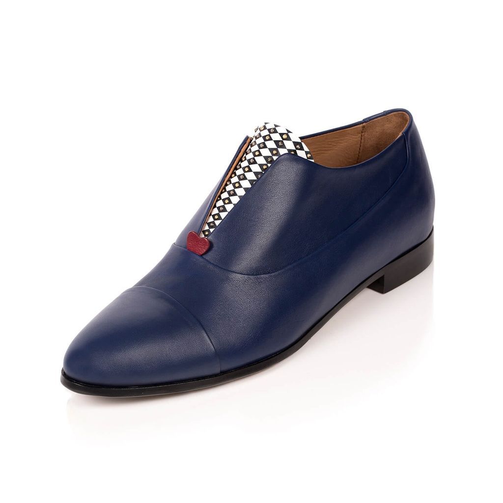 Rosalba Women Oxford Shoe - Royal Blue 3 Uk Mastra Ma'