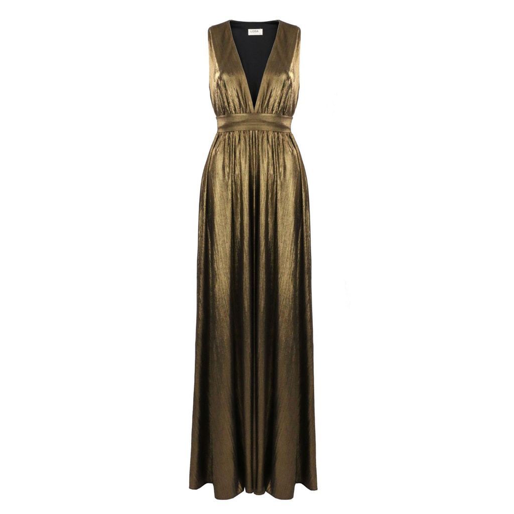 Women's Athena Gold Gown Extra Small LORA