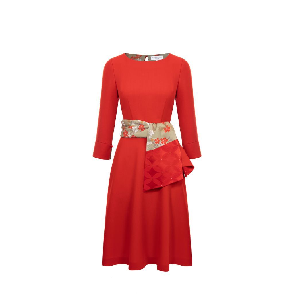 Women's Audrey Dress - Brick Red Extra Small Shruggler