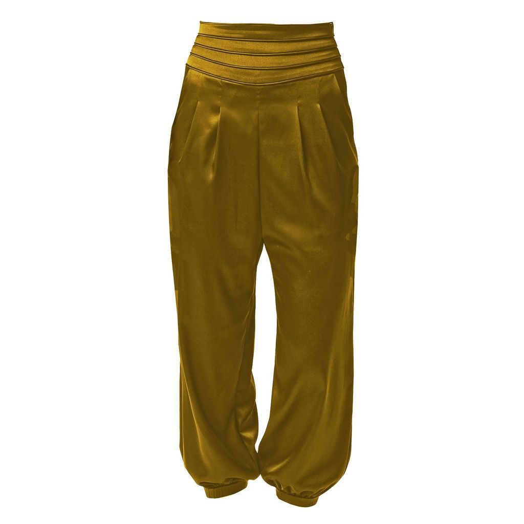 Women's Avenoir Pants Olivegold Extra Small ROMUṠE