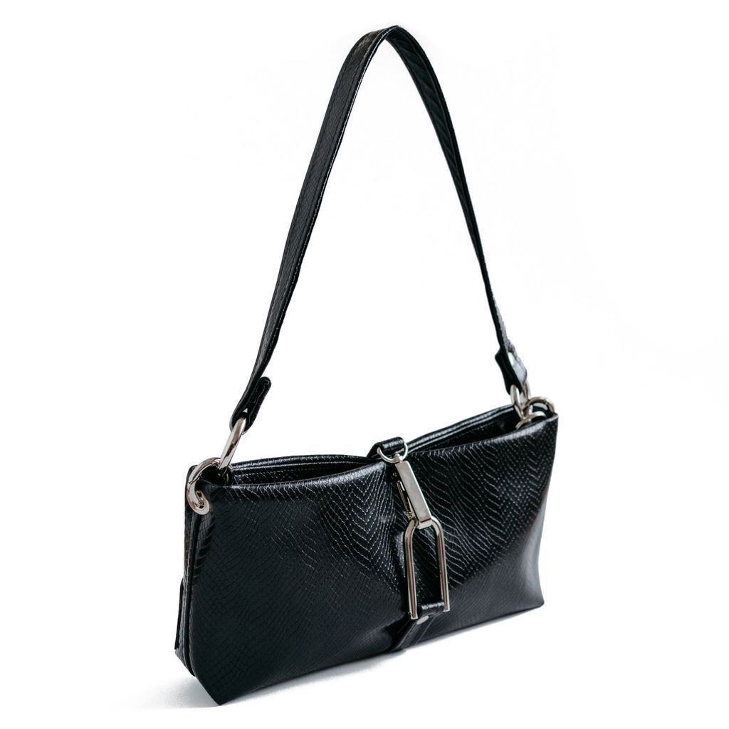 Women's Bag Lorraine In Shiny Black SABORKA