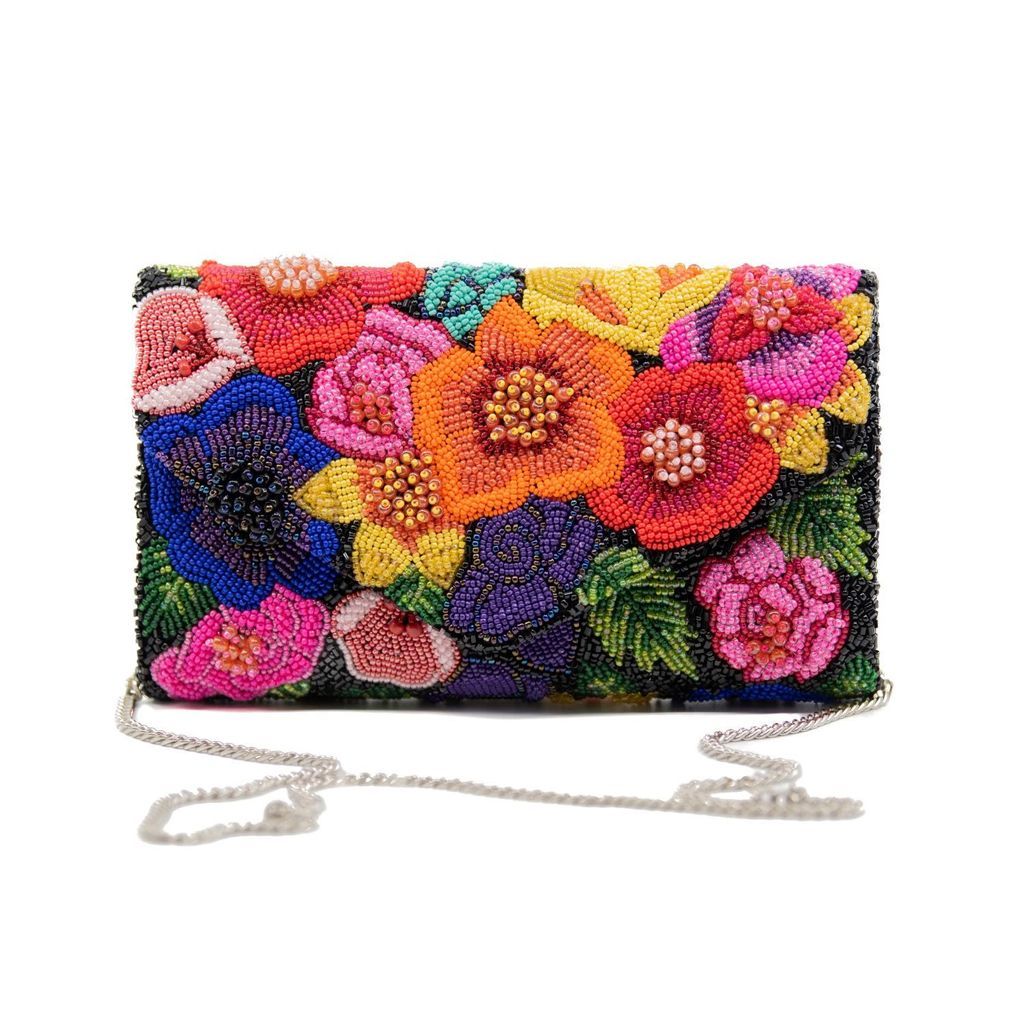 Women's Beaded Floral Small Clutch One Size TIANA DESIGNS