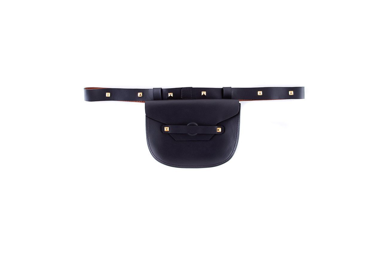 Women's Belt Bag Black Small MAISON ELI