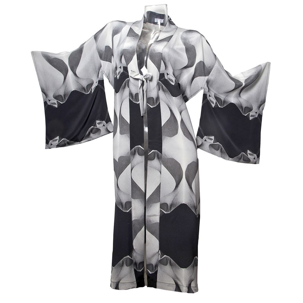 Women's Black / White / Grey Gaudi Kimono Small Babs Boutique NYC