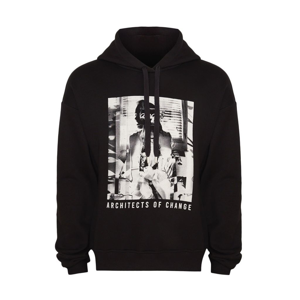 Women's Black Act Or Forget Regular Hoodie Medium Architects of Change