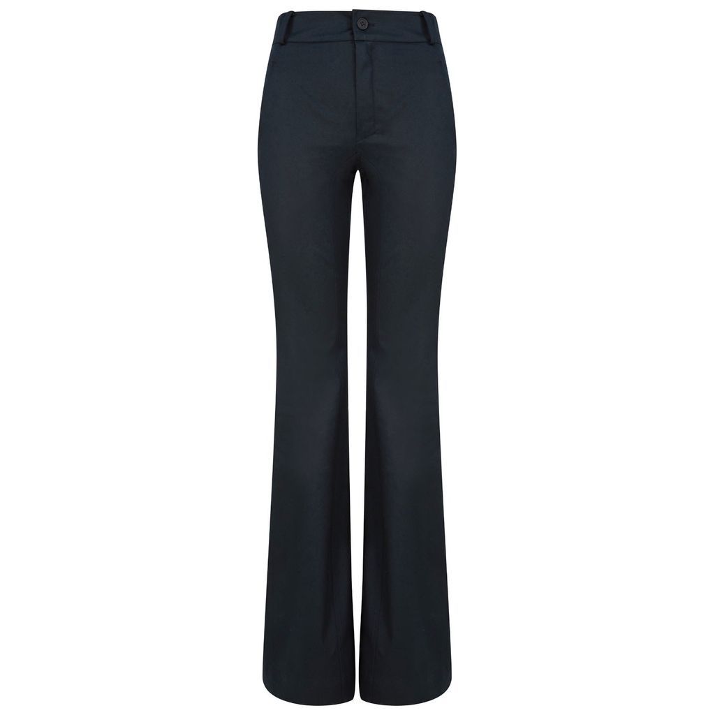 Women's Black Boot Cut Trousers Extra Large Talented