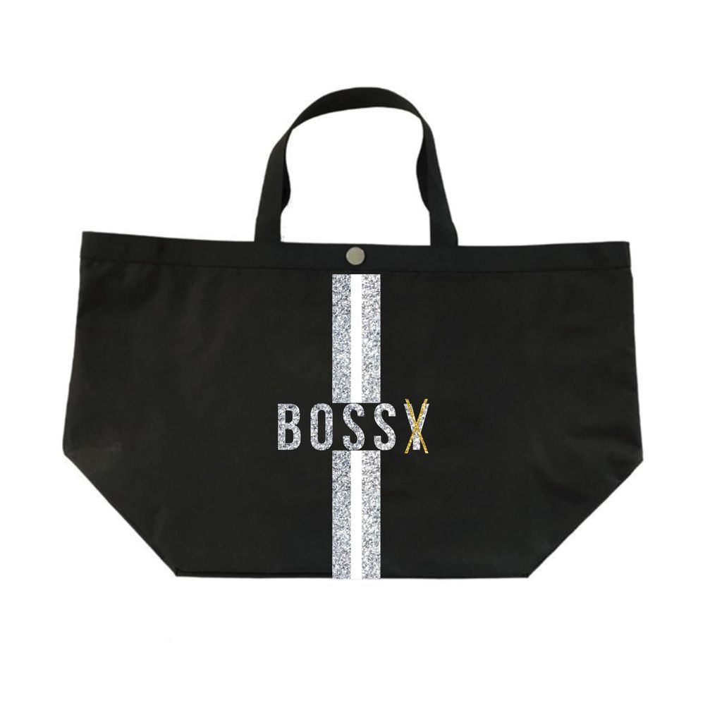 Women's Black Bossy Tote One Size FQ Collection