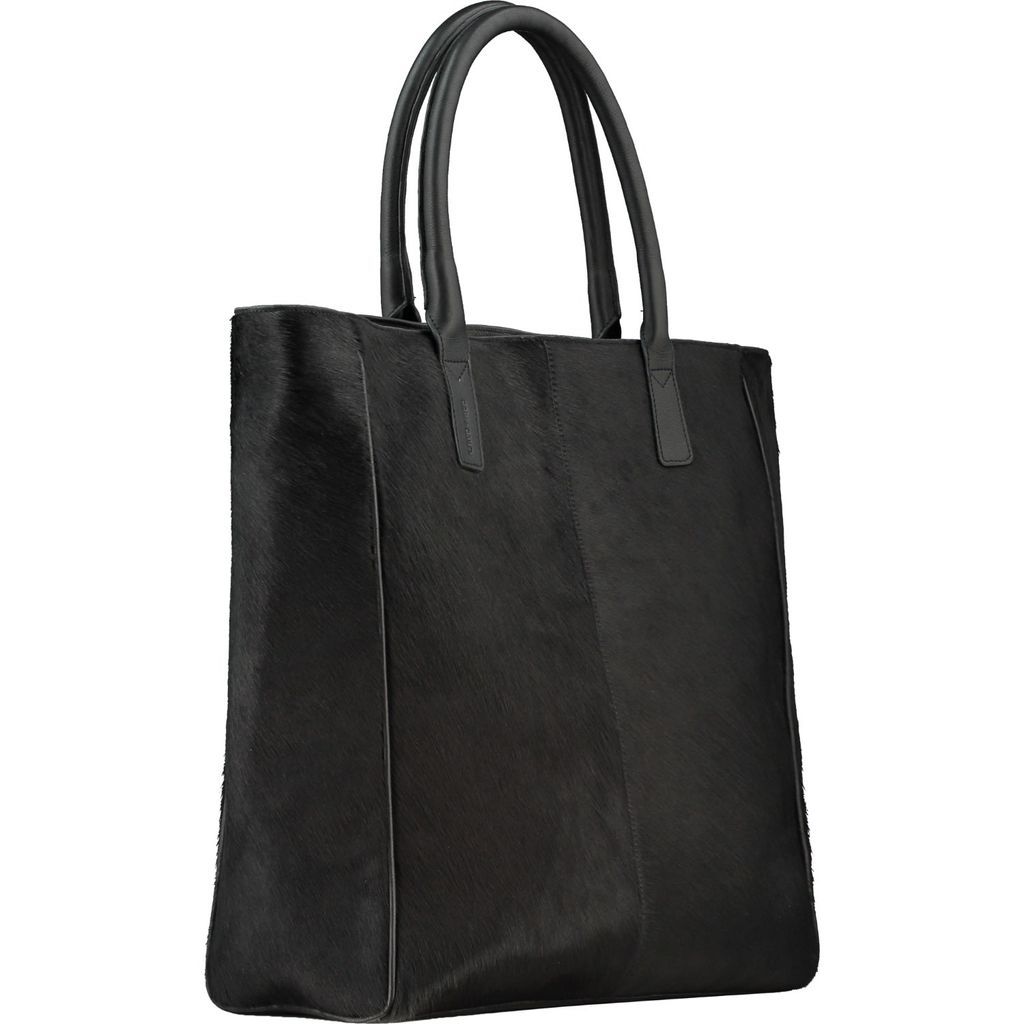 Women's Black Calf Hair Large Leather Tote Bybxx Sostter