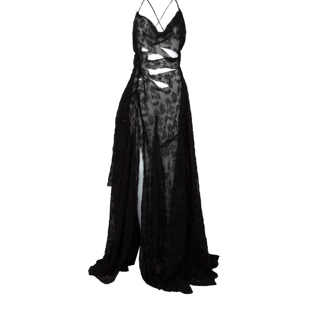 Women's Black Courtney Dress Extra Small Paloma Lira