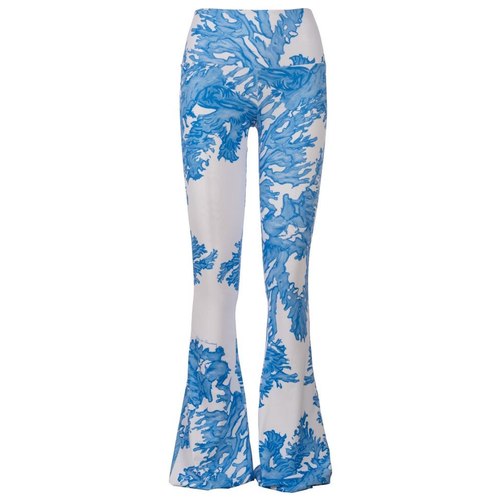 Women's Elaine Stretch Knit Pants In Blue Coral Xxs Ala von Auersperg