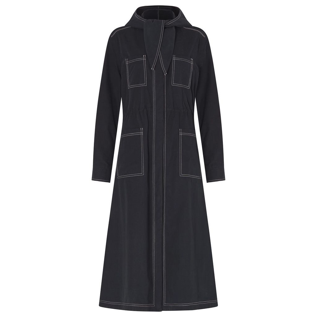 Women's Black Lucie Coat Small Meriwether