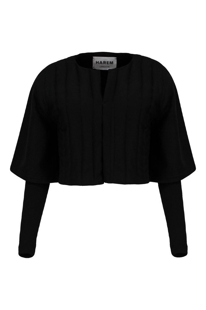 Women's Black Padded Jacket Small Harem London