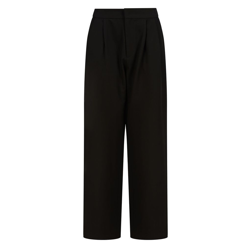 Women's Black Polly Trousers Small Absence of Colour