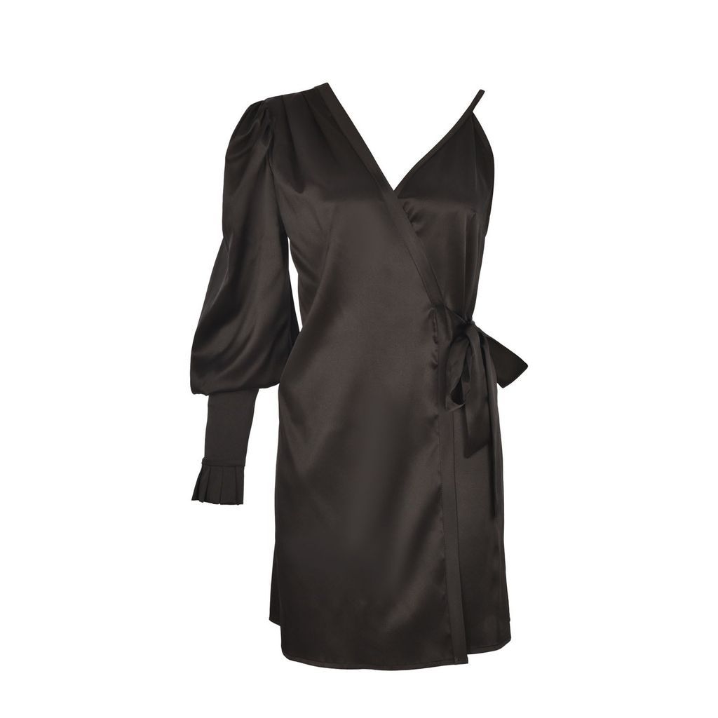 Women's Black Ysm Silk Dress Extra Small Pleasure Of Silk