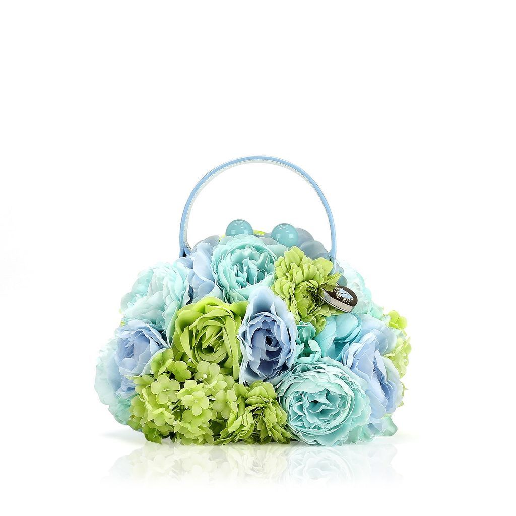 Women's Blue / Green As You Wish Mini Flower Bag One Size BB TAYLOR