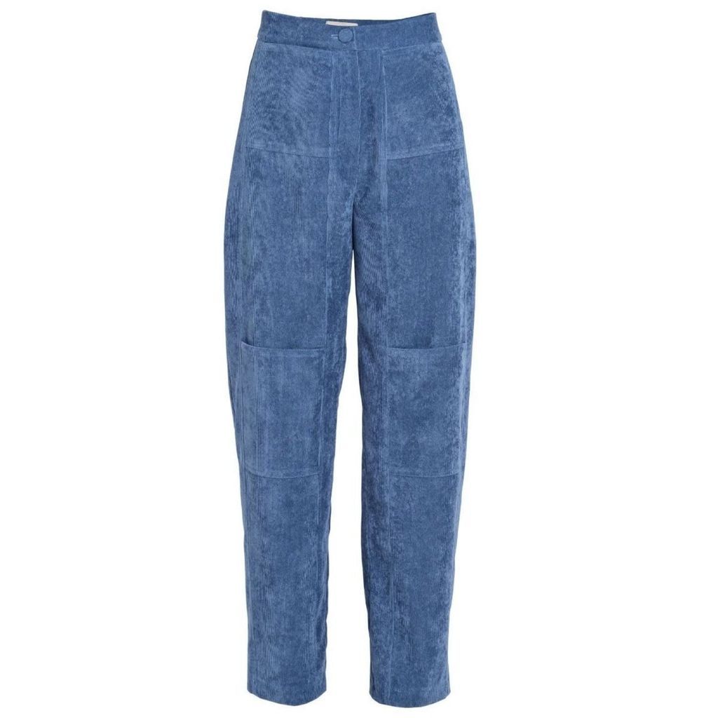 Women's Blue Antlia Trousers Extra Small DAIGE