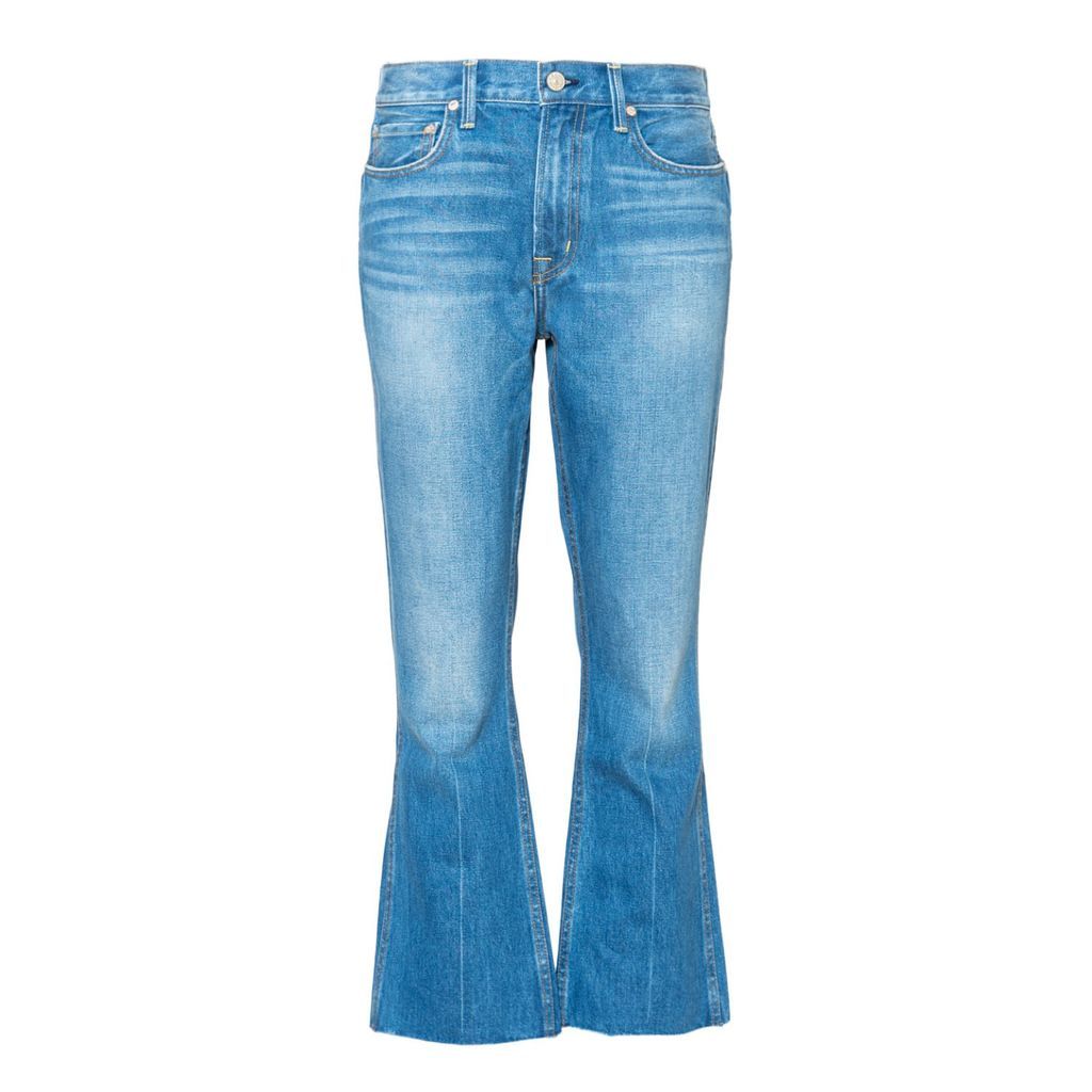 Women's Blue Farrah Kick Flare Jeans In Wisconsin 24