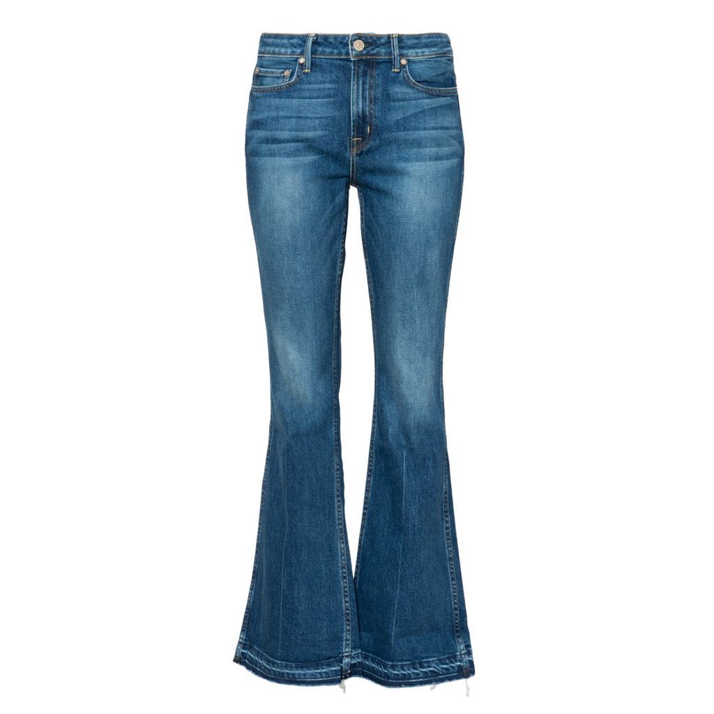 Women's Blue Grace Flare Jeans In Dallas 24