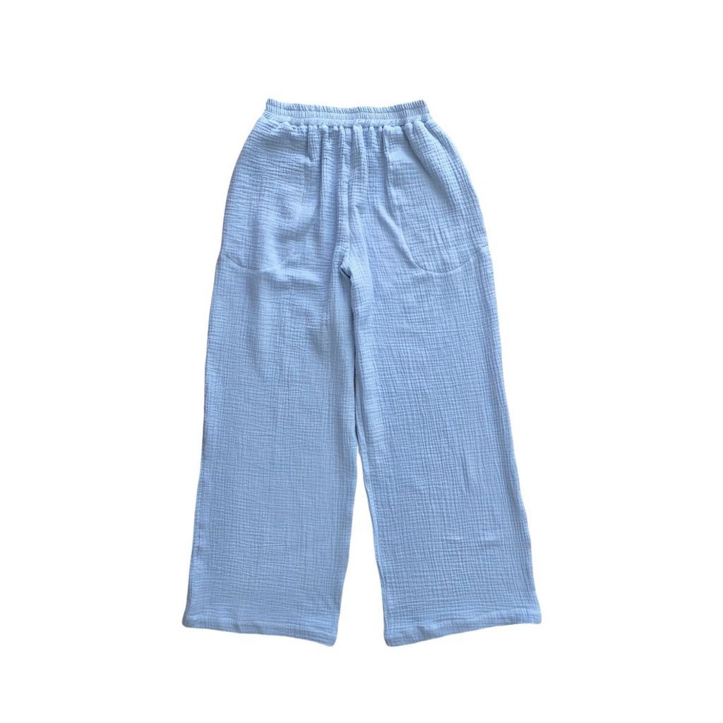 Women's Blue Periwinkle Laguna Gauze Pant One Size Stacia