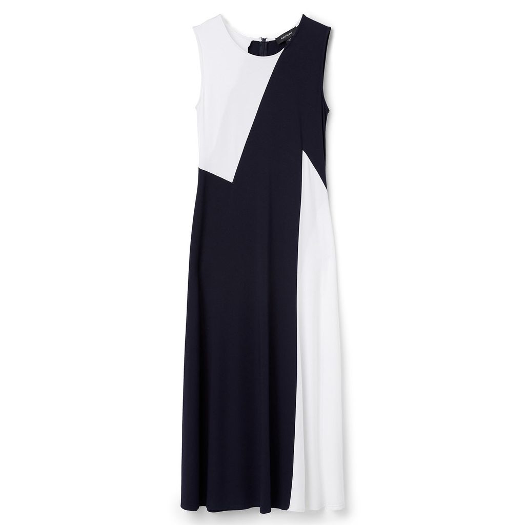 Women's Blue Sleeveless Colorblock Dress - Navy Extra Small KAREN KANE