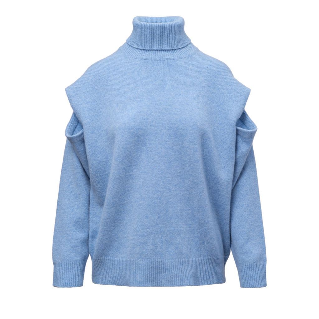 Women's Blue Splendid Sweater Small A-TYPIQ