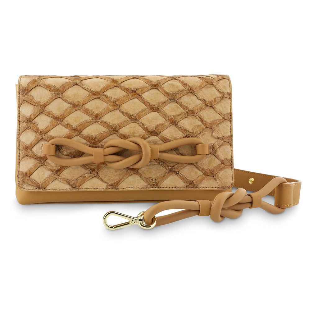 Women's Brown Handbag Anaïs Pirarucu Biscuit One Size La & Bel