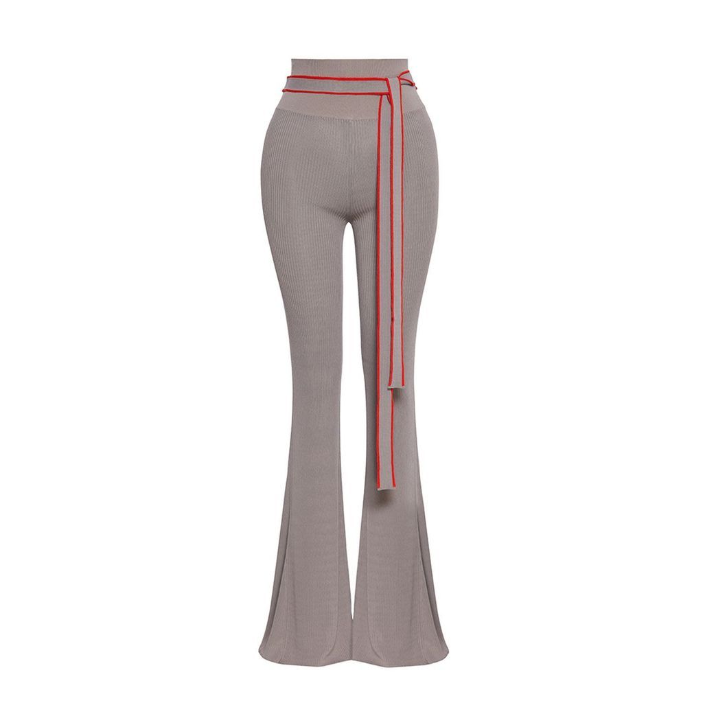 Women's Brown Judy Belted Mink Trousers Xs/S Atelier38