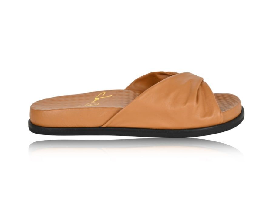 Women's Brown Sadie Camel Soft Nappa 3 Uk Joan Oloff Shoes