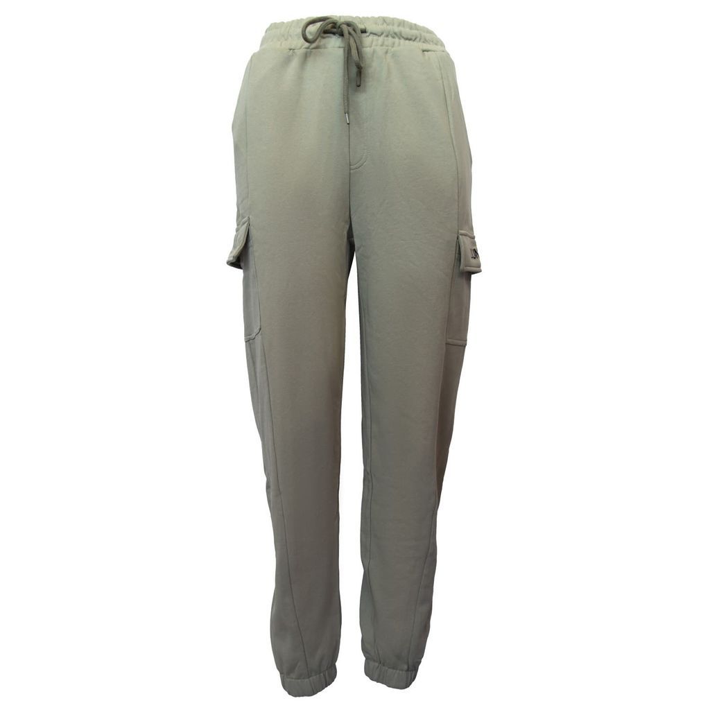 Women's Brown Sweat Pants Cargo Track Pants Light Khaki Xxs Lunalae