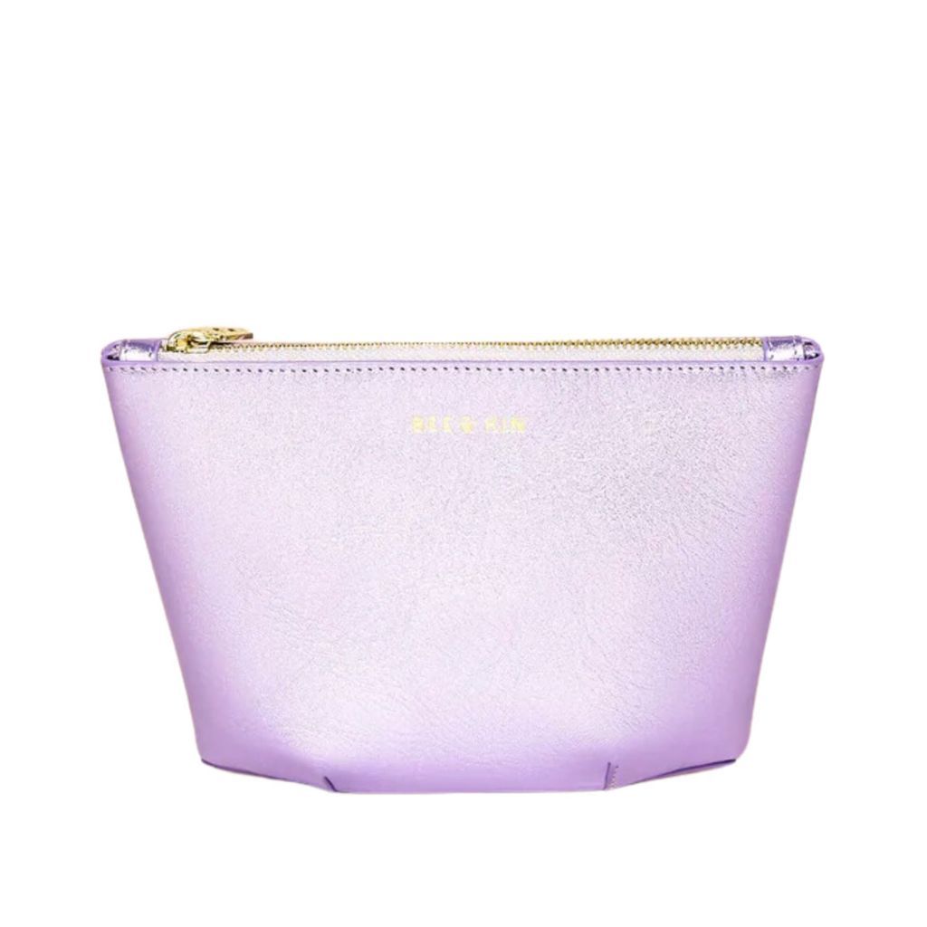 Women's Brown The Assistant Pouch In Lavender Bee & Kin