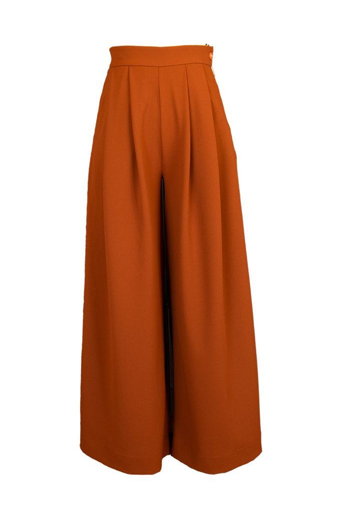 Women's Brown Tungsram Trousers Extra Small Celeni