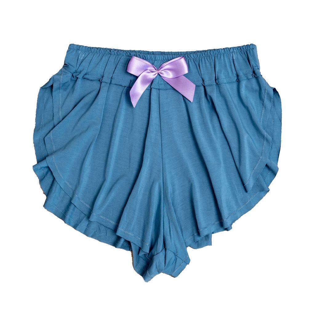 Women's Butterfly Shorts - Blue Small Loreen Label