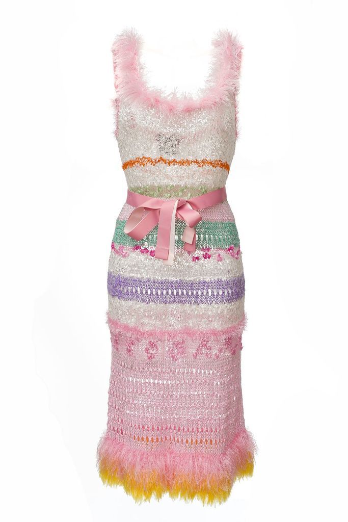 Women's California Handmade Knit Dress Extra Small ANDREEVA