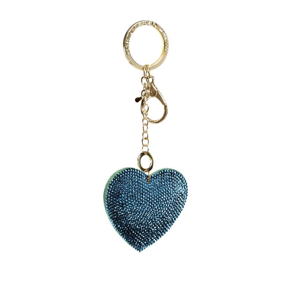 Women's Campo Marzio Beziers Valentine Key Chain - Blue Jeans One Size