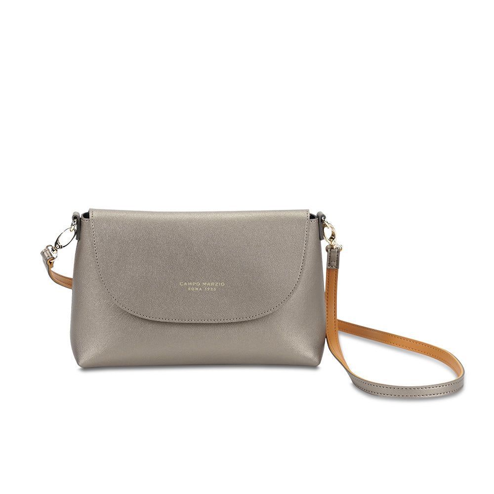 Women's Campo Marzio Emma Crossbody Bag With Pouch - Graphite Grey One Size