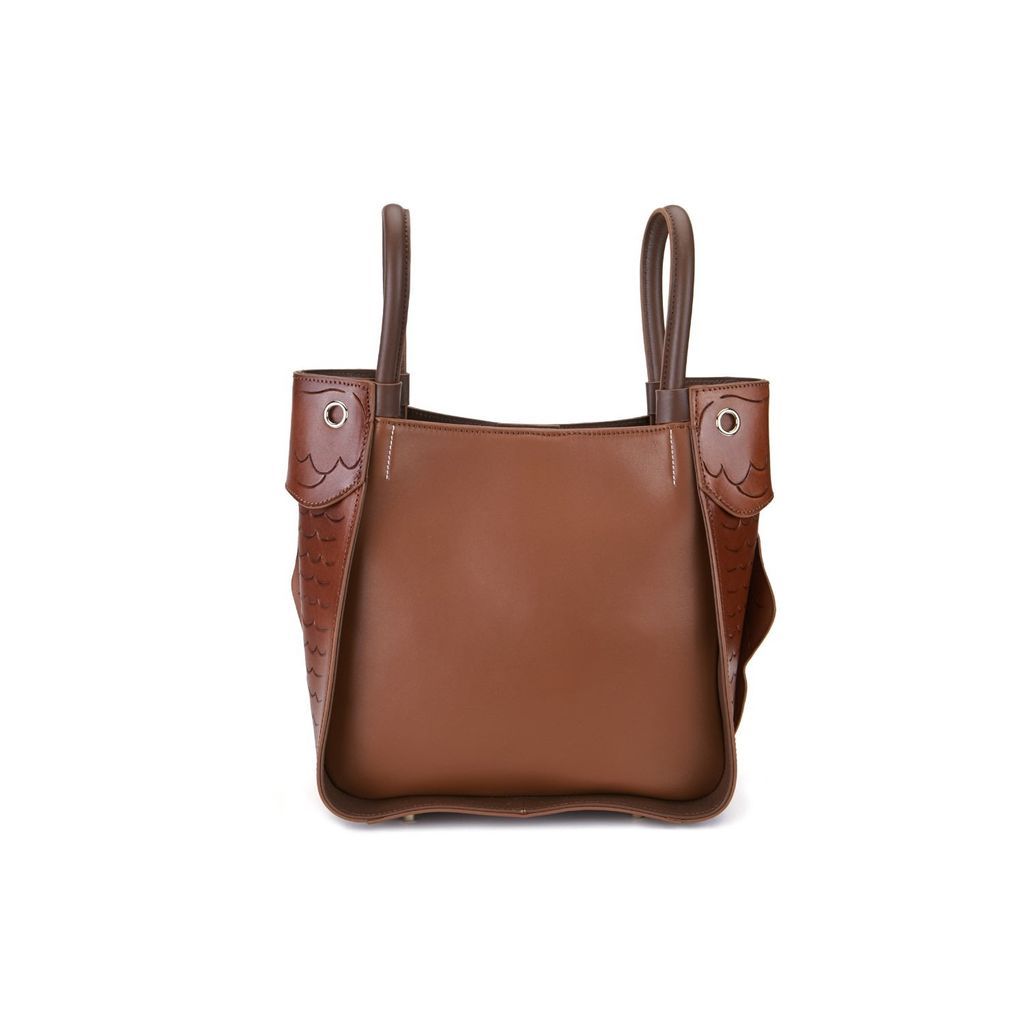 Women's Carp Shoulder Bag Leather Brown Bellorita