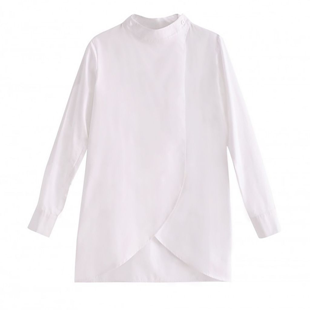 Women's Cilla White Cotton Shirt Extra Small Framboise