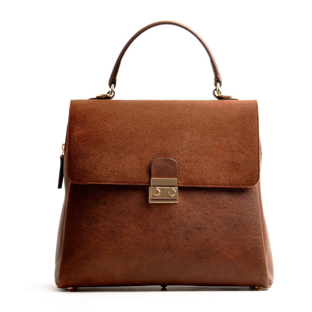 Women's Cloè Top Handle In Mid Brown OSTWALD Finest Couture Bags
