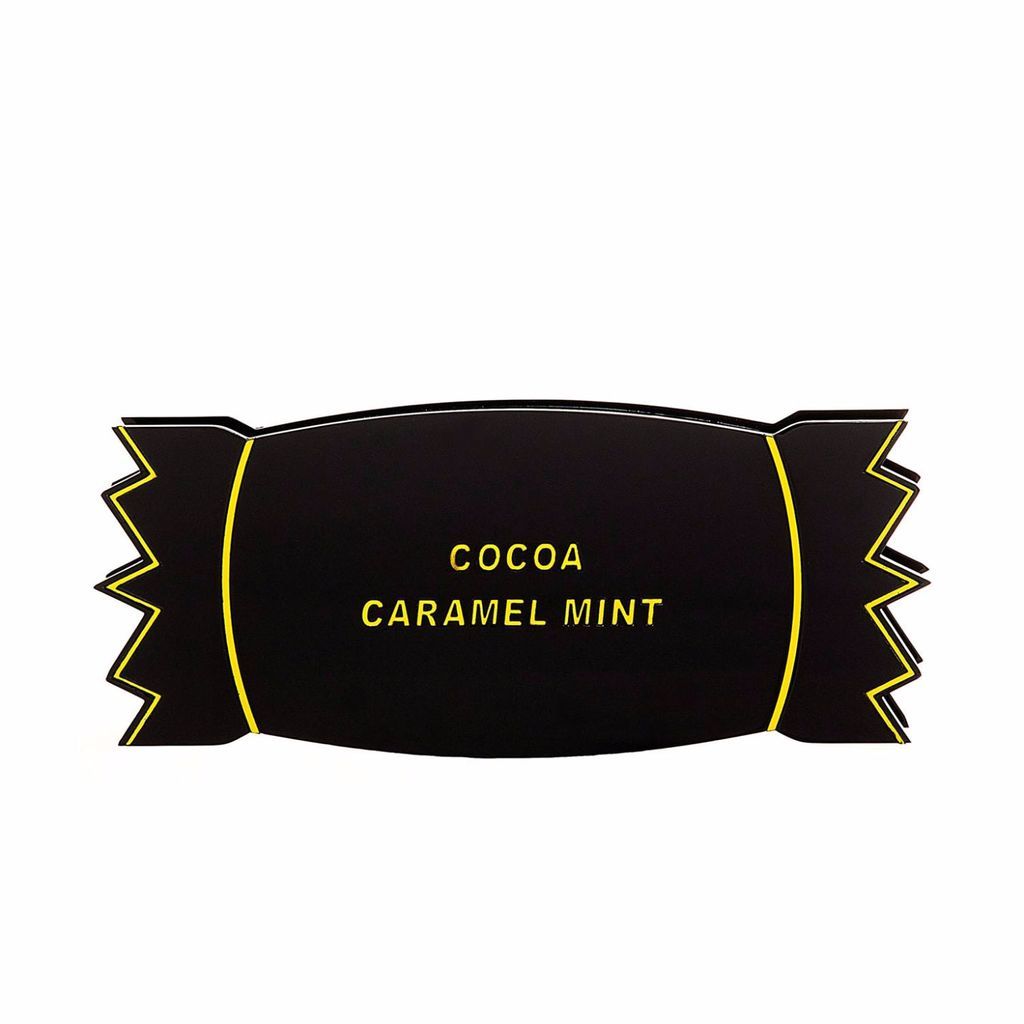 Women's Cocoa Caramel Mint Black Candy Clutch With Gold Chain YOANNY GARCIA