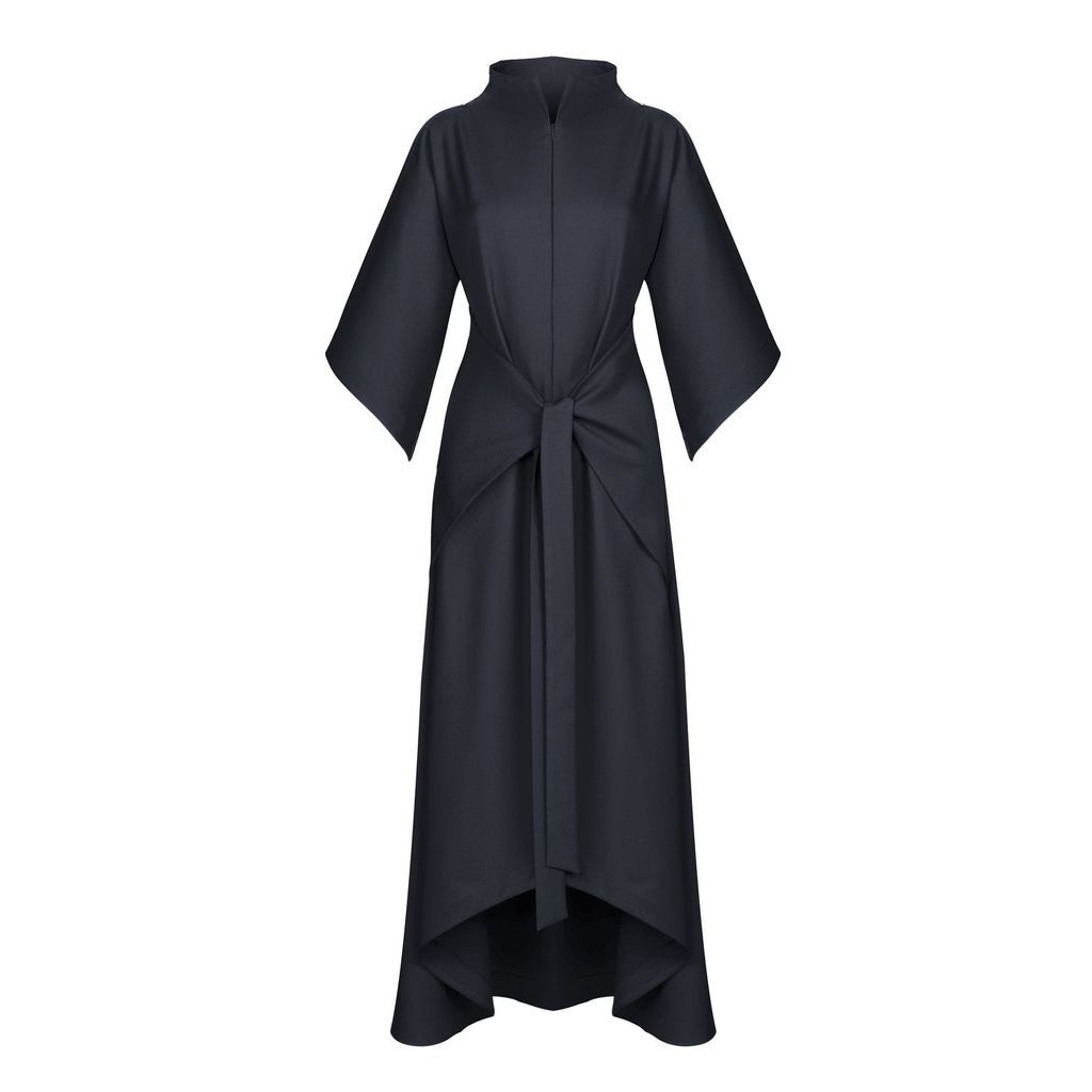 Women's Dress Lea Viscose Midi Maxi Long- Grey Medium MONOSUIT