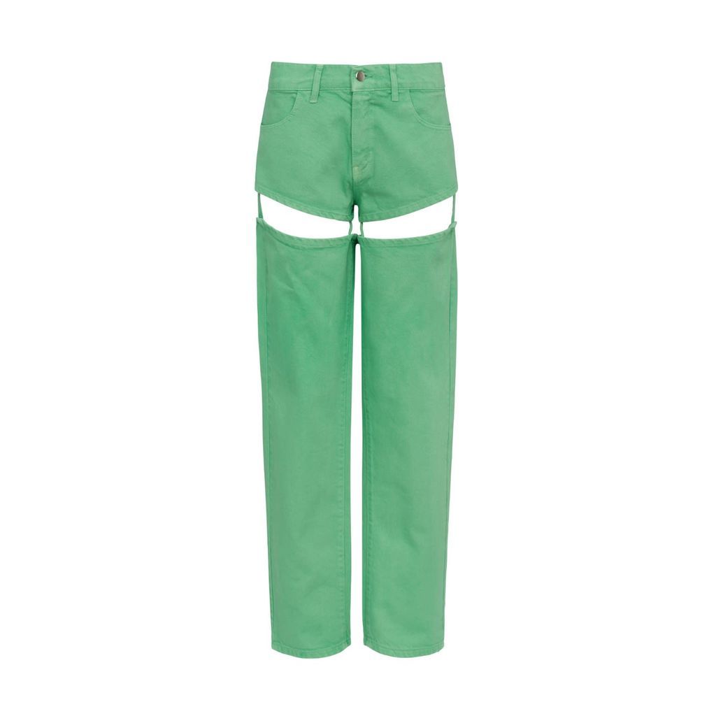 Women's Elite Jeans - Green Xxs Kukhareva London