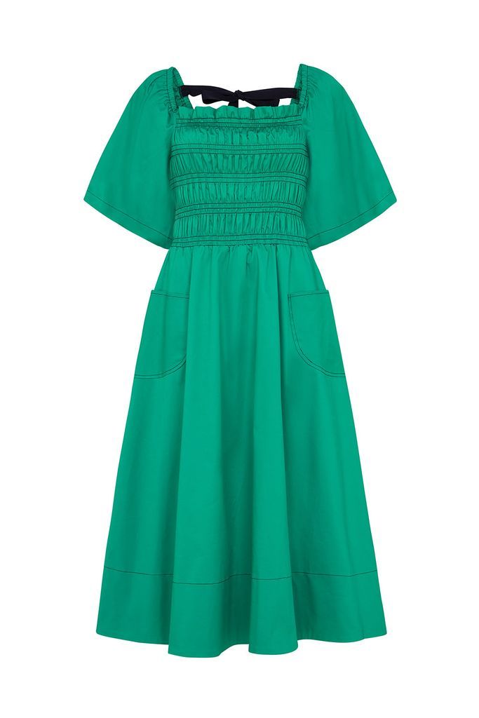 Women's Elloise Dress Green Medium Mirla Beane