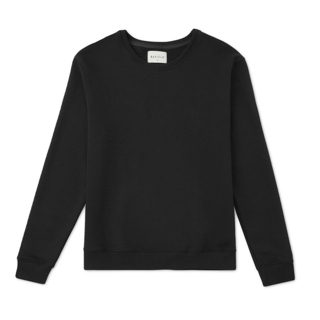 Women's Essential Sweatshirt Black Extra Small Basiclo